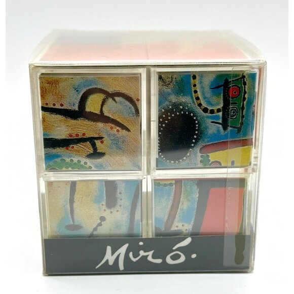 Joan Miro Cube Puzzle Made In Germany 1991 - Picture 3 of 7